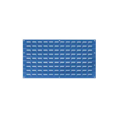 Global Industrial™ 550148BL Panneau mural à persiennes sans bacs, 18 » L x 19"H, bleu - Qté par paquet : 4