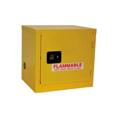 Global Industrial™ Stackable Inflammable Cabinet, Self Close Double Door, 6 Gal., 23"Wx18"Dx22"H