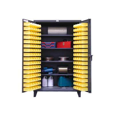 Strong Hold® Heavy Duty Bin Cabinet 46-BS-244 - With 144 Bins 48x24x78