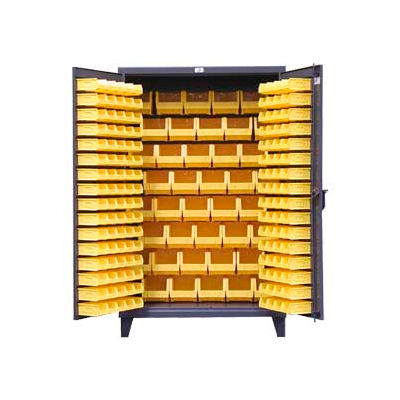 Strong Hold® Heavy Duty Bin Cabinet 36-BB-240 - With 126 Bins 36x24x78