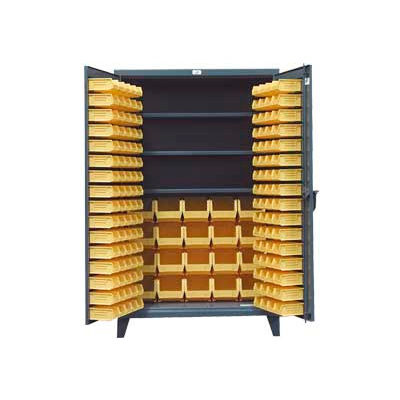 Strong Hold® Heavy Duty Bin Cabinet 36-BBS-243 - With 110 Bins 36x24x78