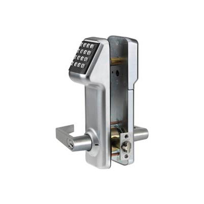 Access Cylindrical Lock Interchangeable Core 160 Codes, Satin Chrome