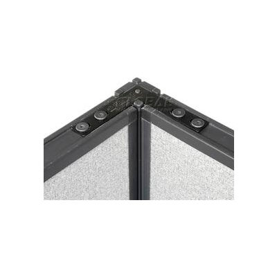 Interion® Corner 90 Degree Connector Kit For 76" H Raceway Panel Without Cable