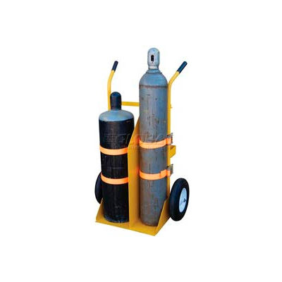 Welding Cylinder Cart CYL-E-FF Foam-Filled Wheels 34-1/4 x 22-13/16