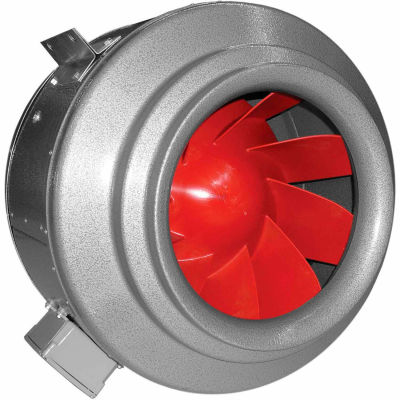 blower duct inline fans fan vortex inch exhaust ventilation globalindustrial powerfan air performance hvac