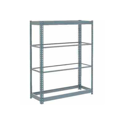 Global Industrial™ Heavy Duty Shelving 48"W x 18 x 60"W With 4 Shelves - No Deck - Gray