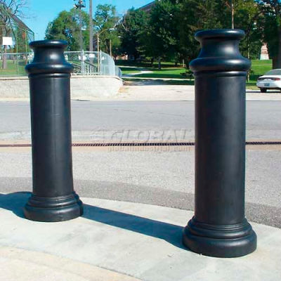 Pawn Decorative Bollard Cover Fit Pipe 10" -11" Black