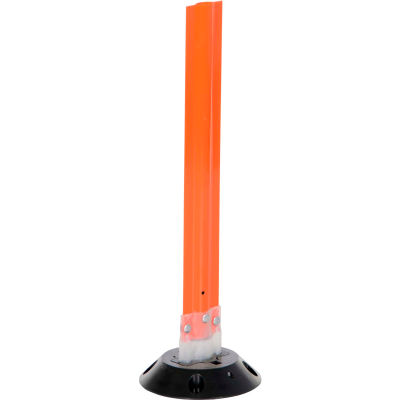 Surface Mount Flexible Stake 24" H Orange