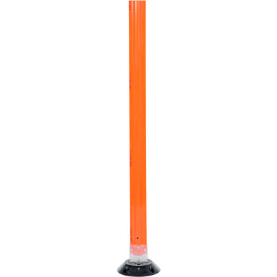 Surface Mount Flexible Stake 48" H Orange