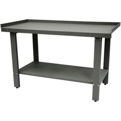 Homak Automotive Steel Workbench, 59"W x 27-1/2"D, Gris