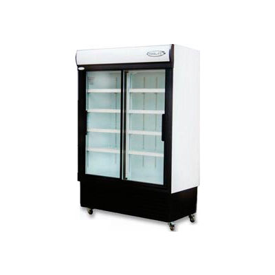 Kool-It KSM-42 - Reach-In Cooler, Double porte vitrée coulissante, 42,37 pi³.