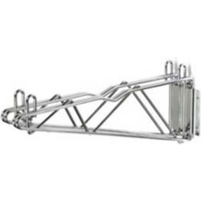 21" Silver Epoxy Double Arm Fixed Wall Bracket