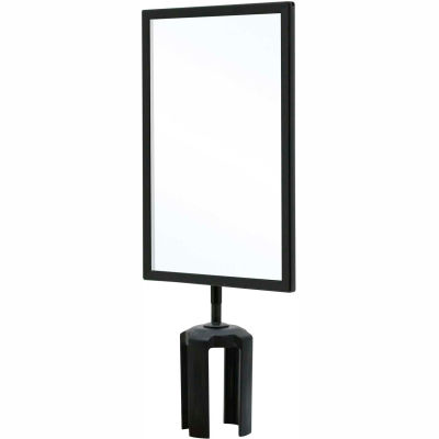 Queueway Acyrlic Sign Frame, 7"Wx11"H, Black