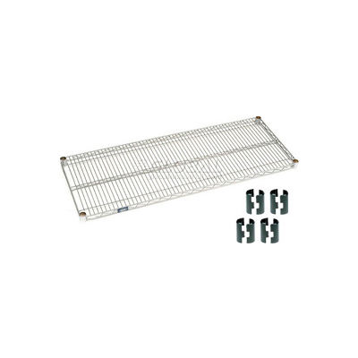 Nexel® S2148Z Poly-Z-Brite® Wire Shelf 48"W x 21"D