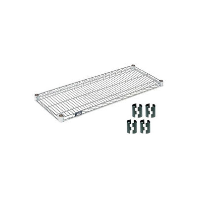 Nexel® S1448Z Poly-Z-Brite® Wire Shelf 48"W x 14"D