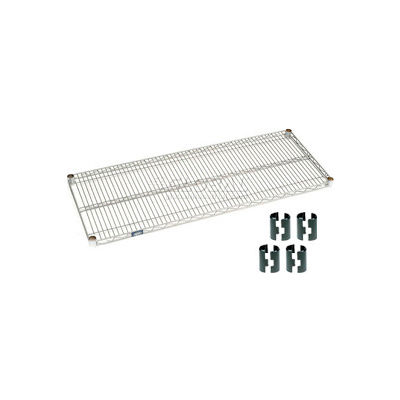 Nexel® S2160Z Poly-Z-Brite® Wire Shelf 60"W x 21"D