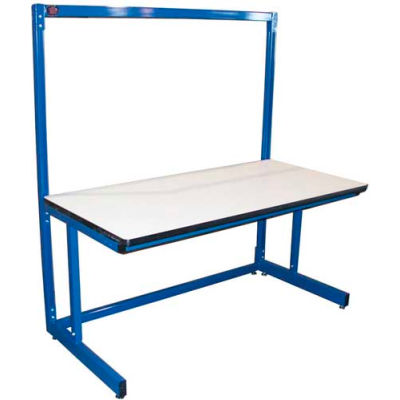 Pro-Line 60 x 30 B6030SSESD Basic Single Sided Starter Expandable Workbench - ESD Laminate Top