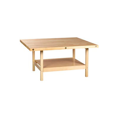 Diversified Spaces 72"W x 24"D Woodworking Bench, Maple