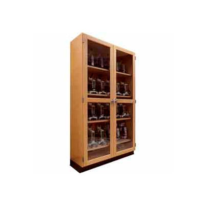 Diversified Spaces Wood Clear Door Storage Cabinet 358-4822 - 48