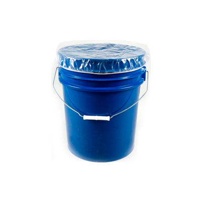 Global Industrial 5 Gallon Pail Elastic Dust Cover 4 mil 100 per Case - Pkg Qty 100
