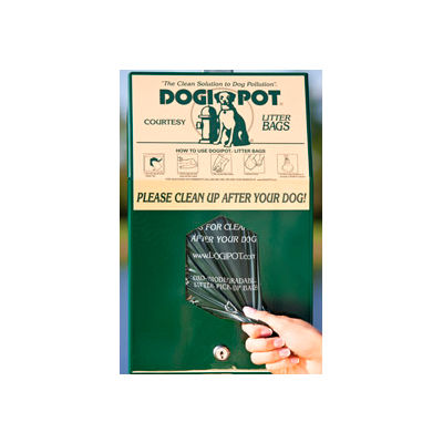 DOGIPOT® en-tête Pak chien pendaison déchets sac distributeur avec 400 sacs