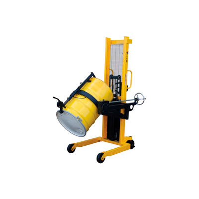 Portable Drum Lifter-Positioner DRUM-LRT 68" Lift-Rotate Clamp Cradle