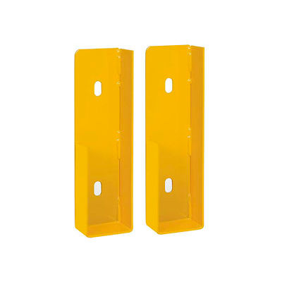 Global Industrial™ Steel Bracket Kit en paire pour drop-in style, jaune