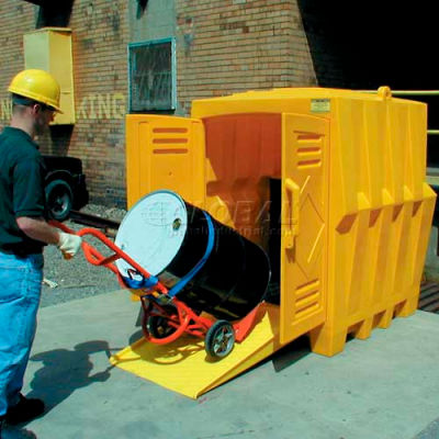 Eagle 1649 4 Drum Poly Outdoor Storage Building