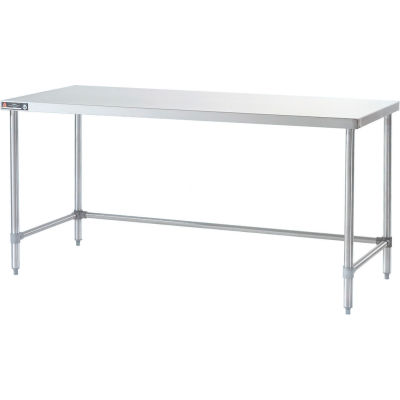 Aero Manufacturing 304 Table en acier inoxydable, 72 x 30 », calibre 14