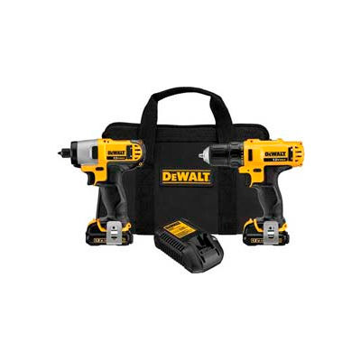 DeWALT DCK211S2 12V Max Li-Ion perceuse/Impact Combo Kit