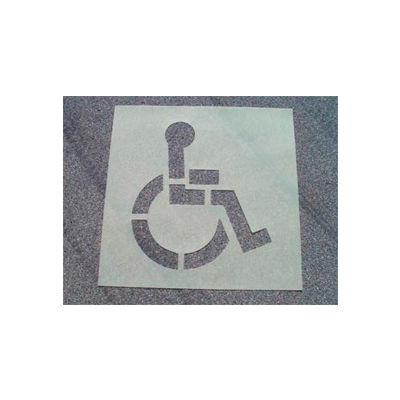 Stencil Handicapped Parking, Heavy Duty, PMS50