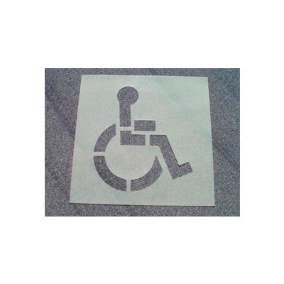 Pochoir stationnement handicapé, Heavy Duty, PMS50