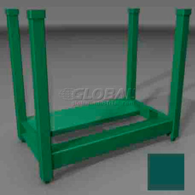 Roi de l’acier - Portable Reel Rack, Fits 24"-28" Dia. Coils - Vert de Vista