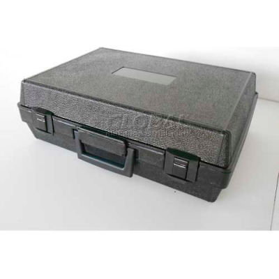 Cas de stockage de protection en plastique avec pincement Tear mousse, 17 "x 12 « x5-1/2 », noir