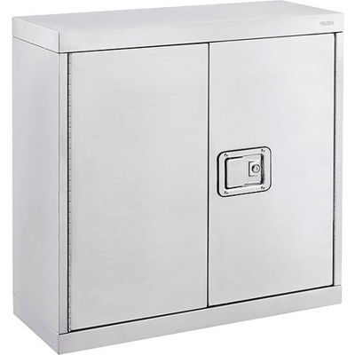 Global Industrial™ Stainless Steel 304 Wall Cabinet, 30"W x 12"D x 30"H
