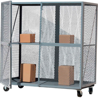 Ouvrez Mesh Steel Security Truck 72x30 Gray - OST3072R-G