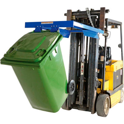 Forklift Mounted Trash Can Dumper TCD-FM-E 500 Lb.