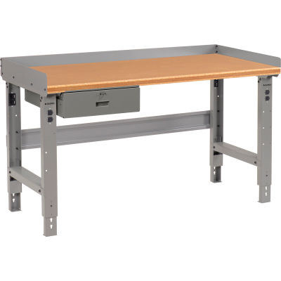 Global Industrial™ Workbench w/ Shop Top Safety Edge, 72"W x 30"D, Gray