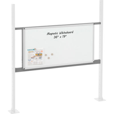 Global Industrial™ 36 » Whiteboard Panel Kit, 48"W, Gris