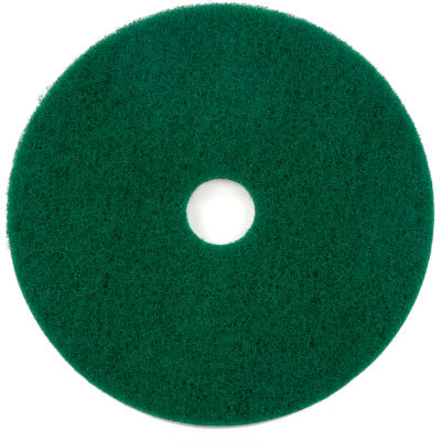 Global Industrial™ 18" Green Scrubbing Pad - 5 Per Case