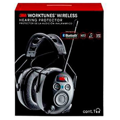 3M™ WorkTunes™ sans fil antibruit avec technologie Bluetooth® - Qté par paquet : 3