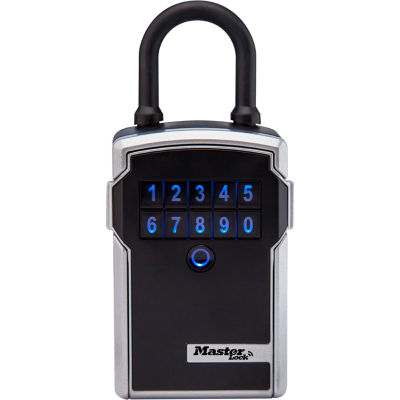 Master Lock® Bluetooth® de verrouillage portable pour les applications métier - Argent/noir
