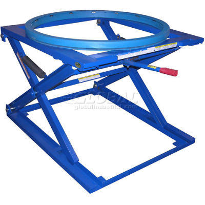 Pallet & Skid Carousel Turntable Rotating Ring with Stand PS-4045/CA - 4000 Lb. Cap.
