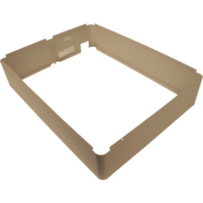 TPI Fan Forced Wall Heater Surface Mounting Frame 3310EX33R Ivory