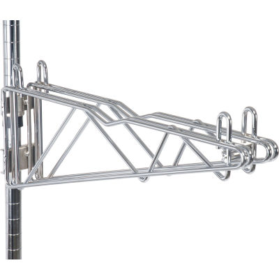 Adjustable Double Shelf Support 14" Deep