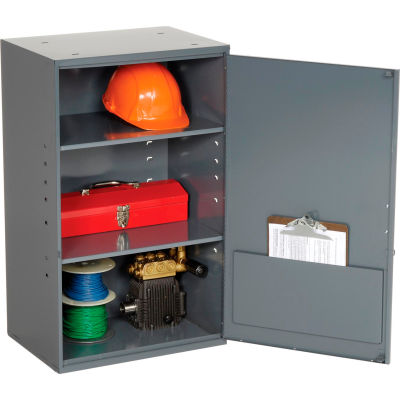 Durham utilitaire Wall Mount Cabinet 056-95 gris foncé - 19-7/8 po l x 14-1/4 po P x 32-3/4 po H