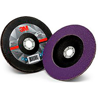 3M™ Flap Disc 769F, 05927, T29, 7 » x 7/8 in, 120+ YF-weight, 5 Per Case - Qté par paquet : 5