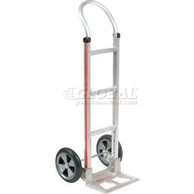 Magliner® Aluminum Hand Truck Curved Handle Balloon Wheels