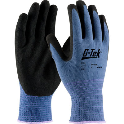 PIP G-Tek® gants Nitrile Grip, MicroSurface Nylon, 12 paires / douzaine, grand
