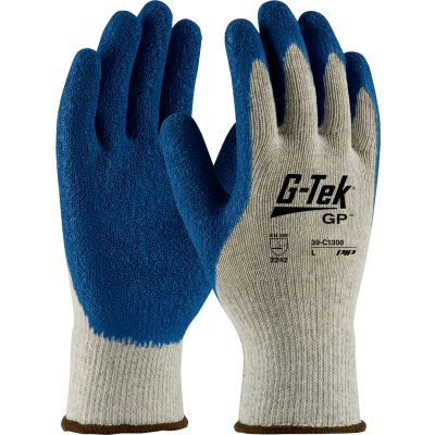 PIP Latex revêtus gants de coton, grandes - 12 paires/Pack
